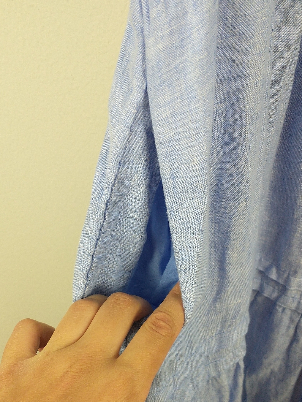 Quince Light Blue Maxi Dress - Picture 6 of 13